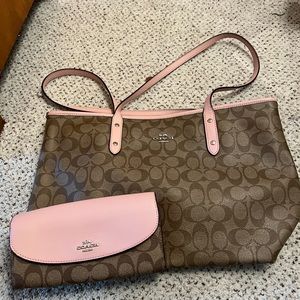 Coach City Tote & Matching Wallet